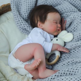 CHAREX Lifelike Reborn Baby Dolls Boy - 18 Inch Realistic Newborn Baby Dolls, Real Life Baby Dolls with Soft Weighted Cloth Body Gift Toy for Age 3+