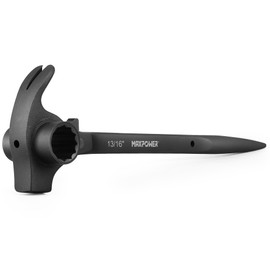 MAXPOWER 13/16" x 3/4" Scaffold Wrench, Spud Ratchet Podger (19 mm x 21 mm)