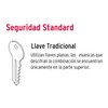 Hermex Basic CERO-22P, Cerrojo doble cilindro, latón antiguo