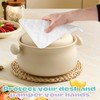 40 Pcs Pot Holder with Pocket for Craft Include 16