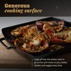 Lodge Blacklock 12 Inch Triple Seasoned Cast Iron Grill Pan