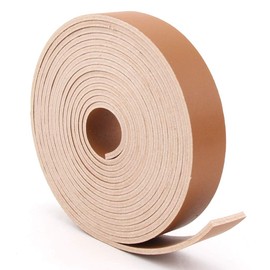 lalatia Double Sided Faux Leather Strip Leather Strap (Tan, 3/4'' x 3 Yards)