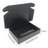 Black Cardboard Shipping Box Mailers 8 x 5.5 x 1.6