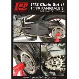 Top Studio Ducati 1199 Panigale S Banigale Chain Set 1/12 Tamiya TD23142