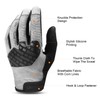 KUTOOK Airsoft Gloves Bike Gloves Men Touchscreen for Shooting Grey