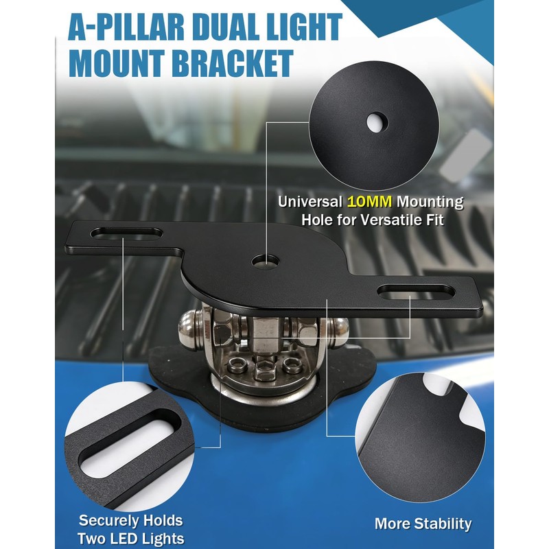 NORTHYUN Universal Dual Pod Light Mounting Brackets