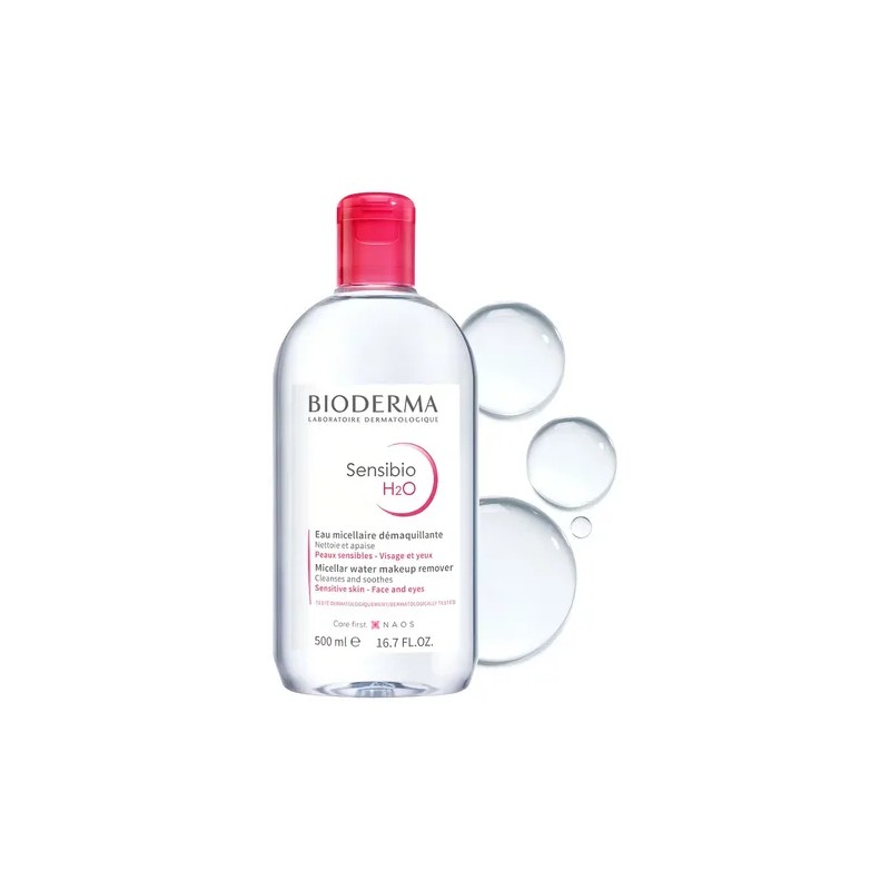 Agua Micelar Bioderma Sensibio H2o P Rosacea Sensible 500 Ml