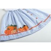 Lil cactus Light Blue Seersucker Pumpkin Yoke Dress, 5 Years