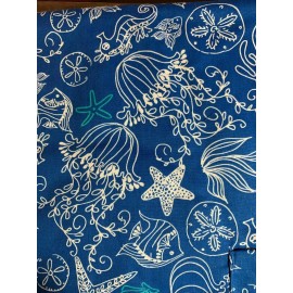 UA Scrubs SCRUB TOP SIZE SMALL JELLYFISH OCEAN SEA NWT NURSE MEDICAL VET CNA DENTAL WORK