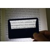 Portable Card Sized Magnifiers Built-in LED Can Stick on Smart
