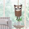 Rustic Hanging Animal Wind Chimes Resin Hand Made Natural Garden