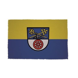 U24 Brillenputztuch Billigheim Fahne Flagge Glasreinigungstuch Microfasertuch