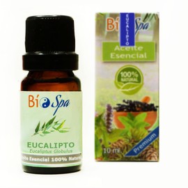 Aceite Esencial de Eucalipto (10 ml), Grado Terapeutico, Alta Concentración, Importado, 100% Puro y Natural, Uso En Difusores de Aromaterapia, Masajes o Tópico. Calidad Premium.