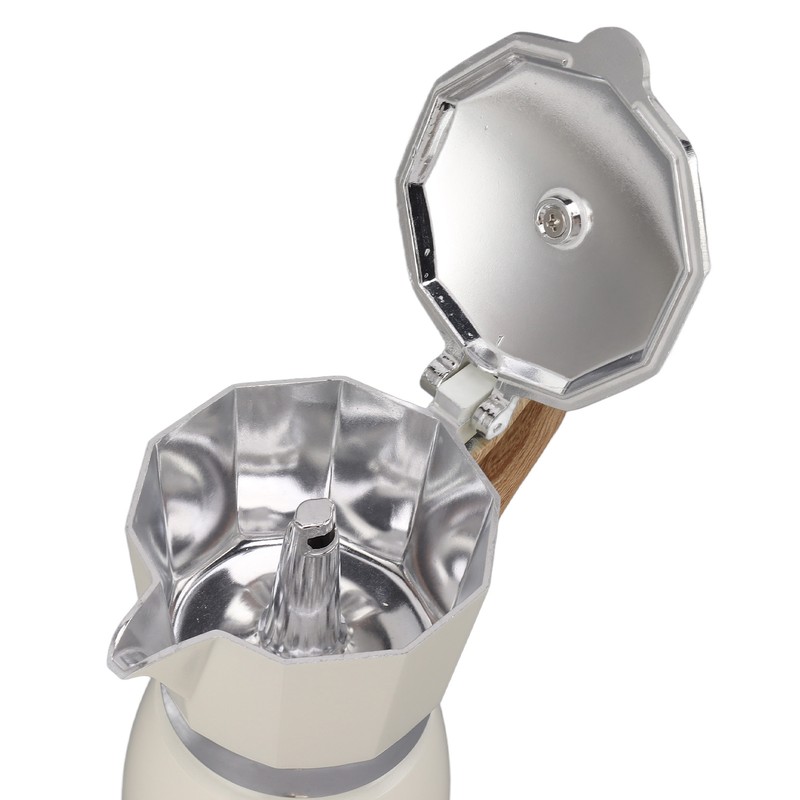 Moka Coffee Pot Octagonal Aluminum Classic Portable Hand Brewing Coffee