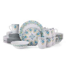 Fitz & Floyd Fitz and Floyd Jodhpur 32 Piece Dinnerware Set, Service For 8, Multiolor