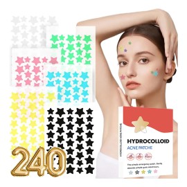 240 Parches Acné Espinillas Facial Absorbente Invisibles F Momento De Aplicación Día/noche Todo Tipo De Pie 3 Tamaños D Koneuk
