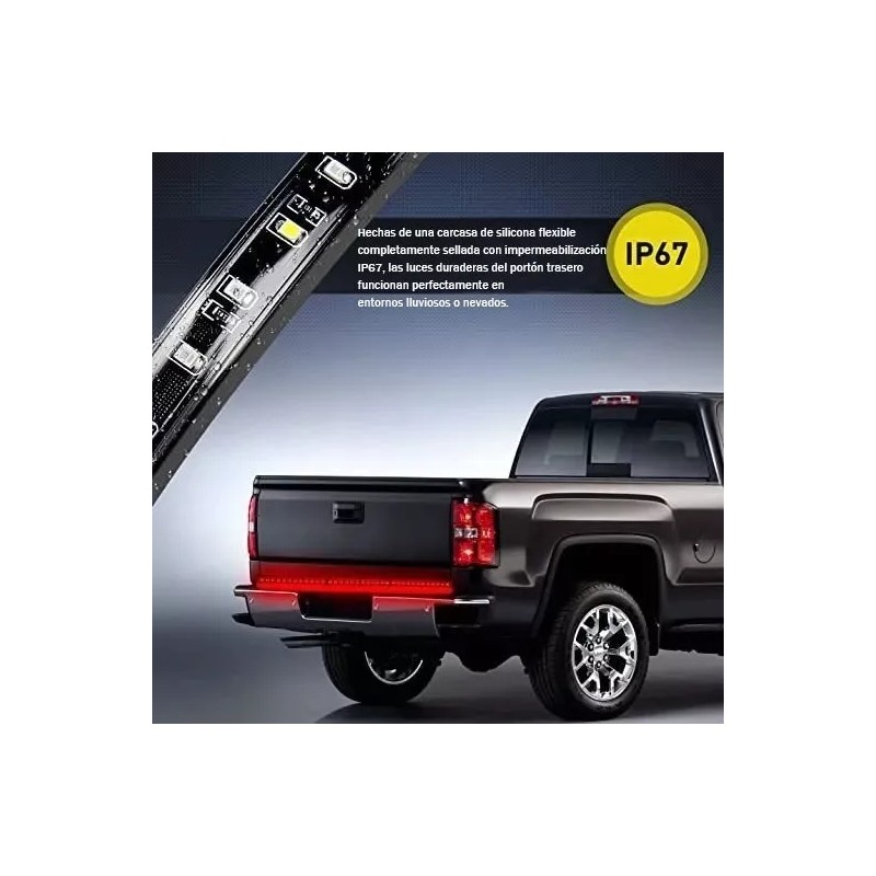 PUNKZZ Tiras Trasera Luces Direccionales Secuencial Drl Auto Camion