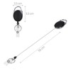 kwmobile Retractable Reel and Badge Holder - Double Card Holder