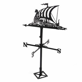 Stainless Steel Weather Vane Retro Farm Scene Garden Stake Weathervane Professional Measuring Tools