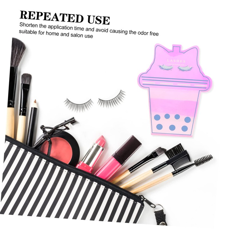 BIUDECO Acrylic Magnetic Eyelash Display Board Compact Lash Extension Tray