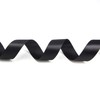 Ribbli 3 Rolls Double Faced Solid Satin Black Craft Ribbon,Total