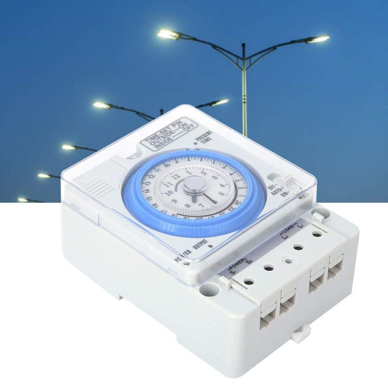 Mechanical Timer Switch 24 Hour Heavy Duty AC220V 10A Digital