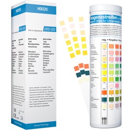 100 x 10-in-1 Urine Strips Test Strips Self Test with 10 Indicators Health Test Urine Analysis Strips Urinary Tract Infection, Ketosis, Diabetes, Glucose, pH, Protein