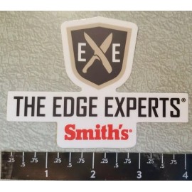 Smith's The Edge Experts Knife Knives Vinyl Decal Sticker Shot Show OEM Original