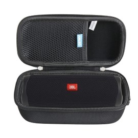 Anleo Hard Travel Case for JBL FLIP 5 / JBL FLIP 6 Waterproof Portable Bluetooth Speaker (Black)