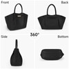 Juoxeepy Tote Bag Faux Leather Work Bag for Women Soft