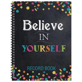 Faccito 8.3'' x 11'' Teacher Record Book 2025 Grade Book Undated Attendance Register Class Student Roster Monthly Reminder Grading Chart Gift for Elementary Classroom School Office(Colored Dot Style)