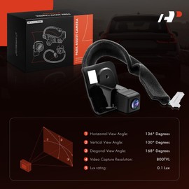 A-Premium Park Assist Camera Rear View Backup Reverse Camera Compatible with Select Nissan Models - 2004-2009 Quest - Replace# 28442ZM00A