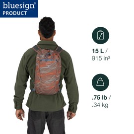 Osprey Daylite Cinch Backpack, Daisy Print Sevres Blue