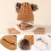 Balakaka 3-in-1 Children's Winter Hat Scarf Gloves Girls Set of