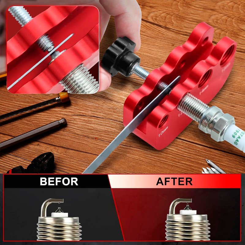 CNRAQR Universal Spark Plug Gap Tool for Most 10mm 12mm