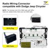 Radio Wiring Harness with Antenna Adapter Compatible with Chrysler 2015-2020/Dodge