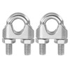PATIKIL 1/2 Inch M12 Wire Rope Clamp Clip, 2 Pcs