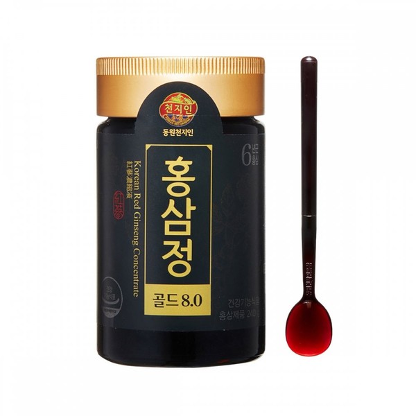 Dongwon Cheonjiin Red Ginseng Extract Gold 8.0 (240g) Red Ginseng Concentrate Immunity Essence 6-year-old / 동원천지인 홍삼정 골드 8.0(240g) 홍삼농축액 면역력 진액 6년근