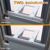 Powrocket Drill-Less Window Air Conditioner Bracket, Easy to Install Window