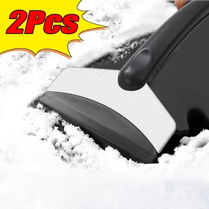 2-Pack Car Windshield Ice Scrapers for Snow and Frost Removal
