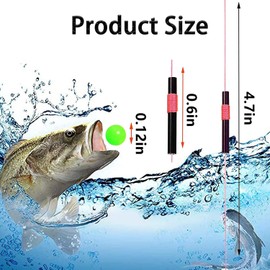 YOTO Bobber Stops for Fishing,Float Bobber Stops String Knots&Fishing Glow Beads