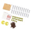 Queen Bee Rearing System Plastic Breeding Cell Cup Kit Beekeeping