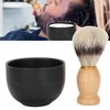 2pcs / Set Shaving Soap Bowl Shaving Brush Beard Brush