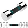 Liferun Single Steel Adjustable Dumbbell 5/10/15lb Free Weights Dumbbells Set
