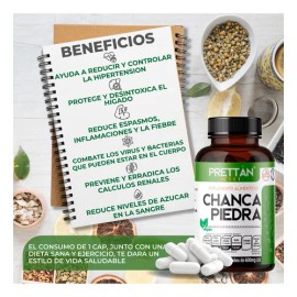 Chanca Piedra Suplemento 90 Cápsulas 600mg Prettan
