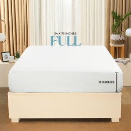 Utopia Bedding Utopia Bedding Full Fitted Sheet - Bottom Sheet - Deep Pocket - Soft Microfiber - Shrinkage and Fade Resistant - Easy Care -1 Fitted Sheet Only (White)