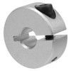 4 Pcs 1/4inch Single Split Clamp-on Shaft Collars Aluminum Clamping