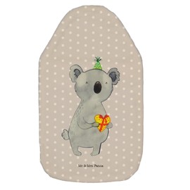 Mr. & Mrs. Panda Koala Hot Water Bottle Gift - Hot Water Bottle with Cover, Heat Cushion, Koala Bear, Children's Hot Water Bottle, Grain Cushion, Party, Birthday, Hot Water Bottle Cover