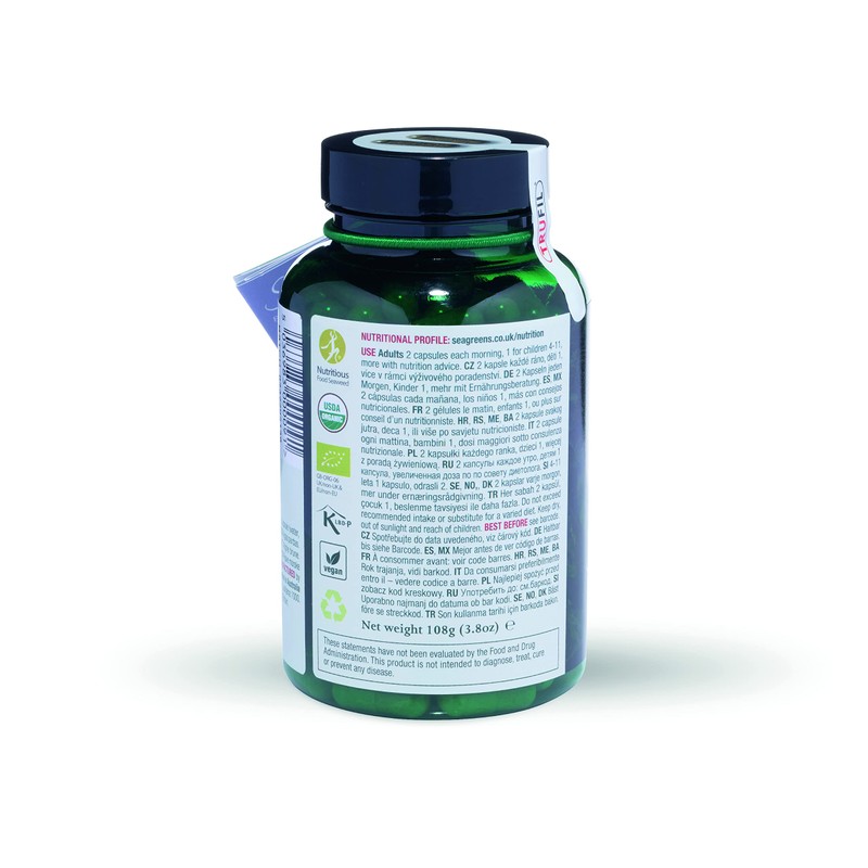 Seagreens, Seaweed Food Supplement (180 Capsules)