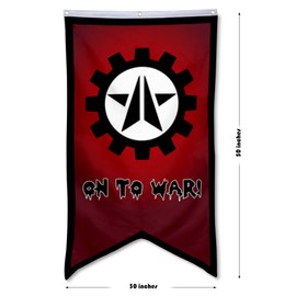 Yanbooch Automatons Cyborgs Banner Flag On To Wall Banner Game Poster Man Cave Bed Room Home Office Party Decor 30x50 Inch